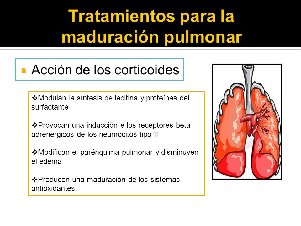 esquema de madurez pulmonar acog